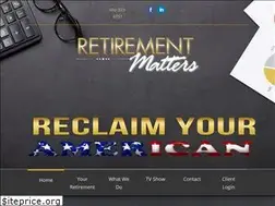 Sites similar to retirementmatters.tv