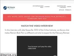 Sites similar to retrainbackpain.com