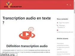 Sites similar to retranscriptionaudio.com