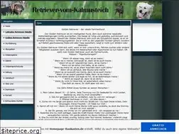 Sites similar to retriever-vom-kalmusteich.de.tl
