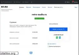 Sites similar to retro-audio.ru