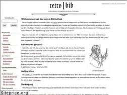 Sites similar to retrobibliothek.de