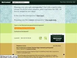 Sites similar to retromat.org