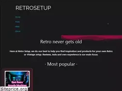 Sites similar to retrosetup.com