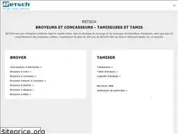 Sites similar to retsch.fr