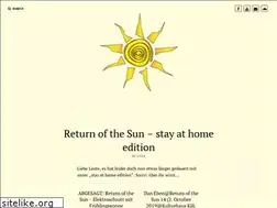 Sites similar to return-of-the-sun.de