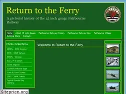 Sites similar to return2ferry.co.uk