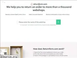 Sites similar to returnform.com