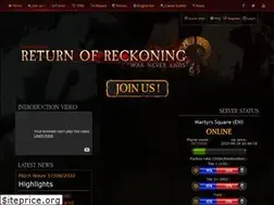 Sites similar to returnofreckoning.com