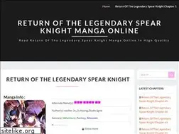 Sites similar to returnofthelegendaryspearknight.com