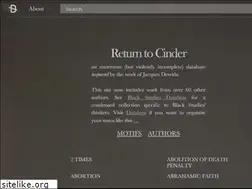 Sites similar to returntocinder.com