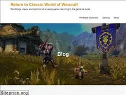 Sites similar to returntowow.com