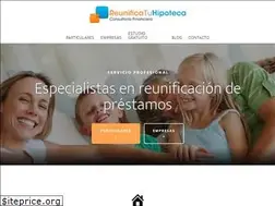 Sites similar to reunificatuhipoteca.es