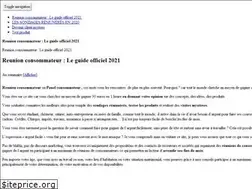 Sites similar to reunion-consommateur.org