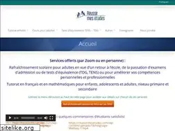 Sites similar to reussirmesetudes.com