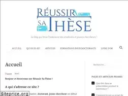 Sites similar to reussirsathese.com