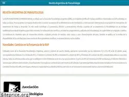 Sites similar to revargparasitologia.com.ar