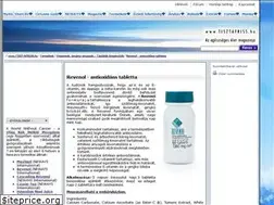 Sites similar to revenol-antioxidans-tabletta.tisztafriss.hu