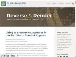 Sites similar to reverseandrender.com