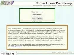 Sites similar to reverselicenseplateslookup.com