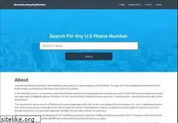 Sites similar to reverselookupanynumber.com