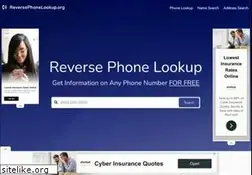 Sites similar to reversephonelookup.org
