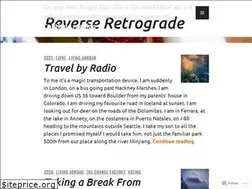 Sites similar to reverseretrograde.com