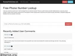 Sites similar to reversethisnumber.com