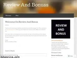 Sites similar to reviewandbonuss.wordpress.com