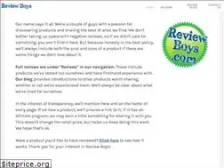 Sites similar to reviewboys.com