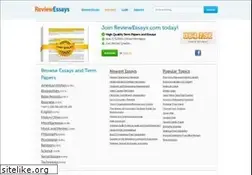 Sites similar to reviewessays.com