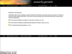 Sites similar to reviewsbygavrielle.com