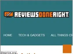Sites similar to reviewsdoneright.com