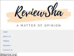 Sites similar to reviewsha.com