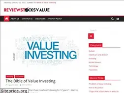 Sites similar to reviewstocksvalue.com