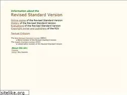 Sites similar to revisedstandard.net