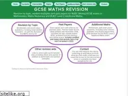Sites similar to revisegcsemaths.co.uk
