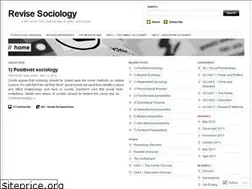 Sites similar to revisesociology.wordpress.com