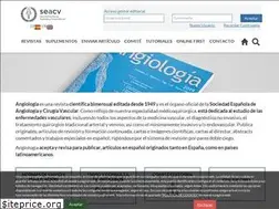 Sites similar to revistaangiologia.es