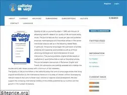 Sites similar to revistacalitateavietii.ro