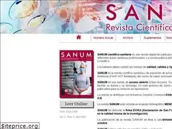 Sites similar to revistacientificasanum.com