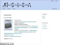 Sites similar to revistacubanadefisica.org