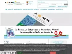 Sites similar to revistadeosteoporosisymetabolismomineral.com