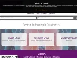 Sites similar to revistadepatologiarespiratoria.org