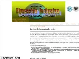 Sites similar to revistaeducacioninclusiva.es