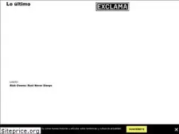 Sites similar to revistaexclama.com