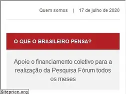 Sites similar to revistaforum.com.br