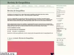 Sites similar to revistageopolitica.com.br