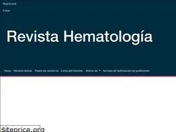 Sites similar to revistahematologia.com.ar