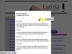 Sites similar to revistalatinacs.org